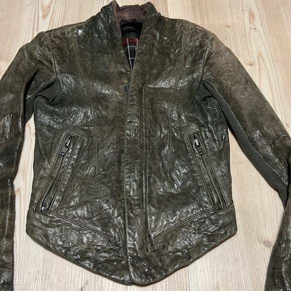 Veda Slick Leather Jacket - Picture 2 of 13